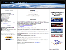 Tablet Screenshot of dothq.com